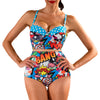 Ka-Pow!! Underwire Bustier Bikini  - Comic Book Pop Art Print XS-2XL