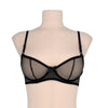 Black Sheer Underwire Bra